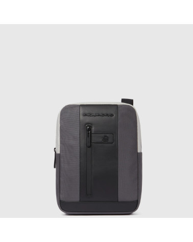 Piquadro iPad Bag 11" Leather & Fabric - Shop Online